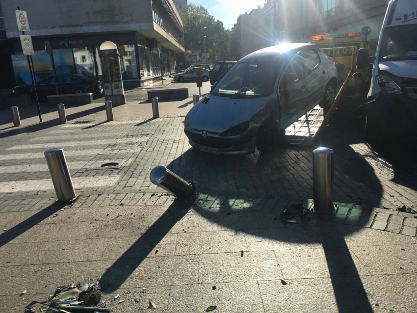 Udes u centru Podgorice: Jedna osoba lakše povrijeđena