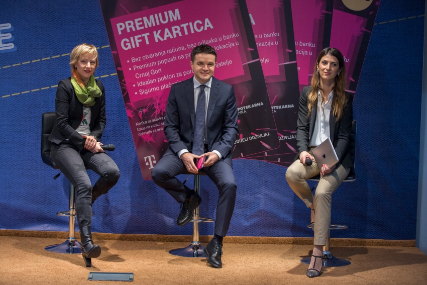 Telekom i Hipotekarna banka predstavili Premium Gift karticu