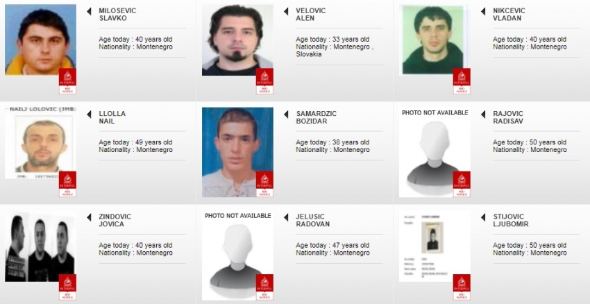 Na Interpolovoj &#8216;listi straha&#8217; i 13 Crnogoraca. Evo ko su ti &#8216;žestoki momci&#8217;
