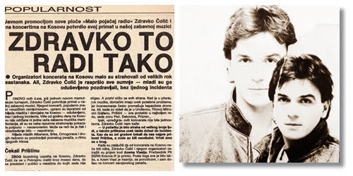 Zdravko Čolić uz pomoć Azema Vlasija ipak održao koncerte na Kosovu &#8216;82: Čorba i Valjak &#8211; otkazani
