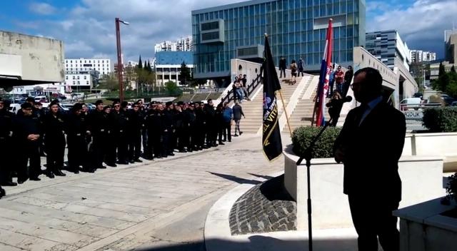 VIDEO: Pripadnici HOS-a pjevali &#8220;Za dom spremni&#8221; u Splitu