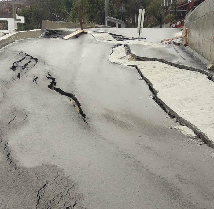 Herceg Novi: Podzemne vode i propusti u pripremi projekta, “krivci” za urušavanje puta Ratiševina-Mojdež
