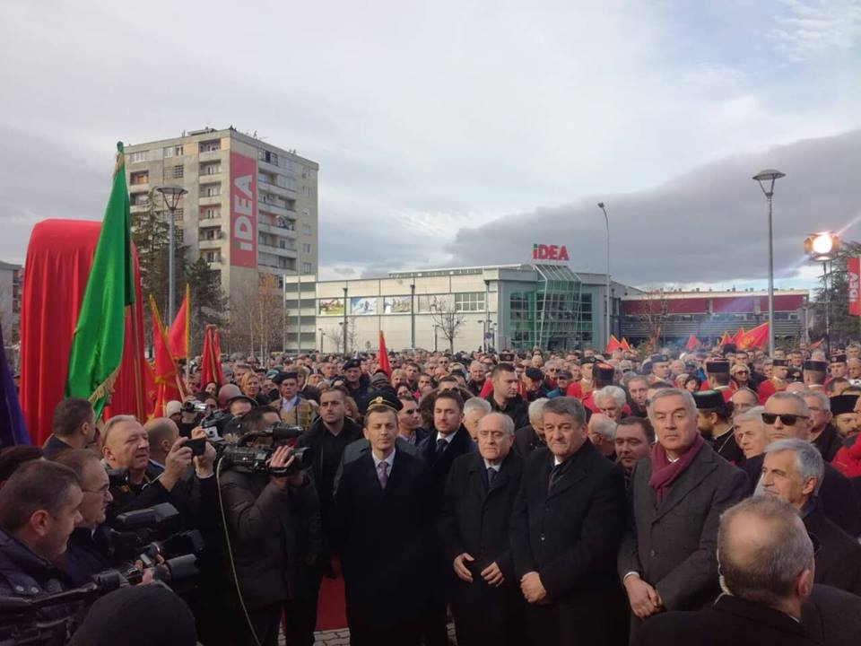 Nikšić: Svečano otvaranje spomenika crnogorskim komitama