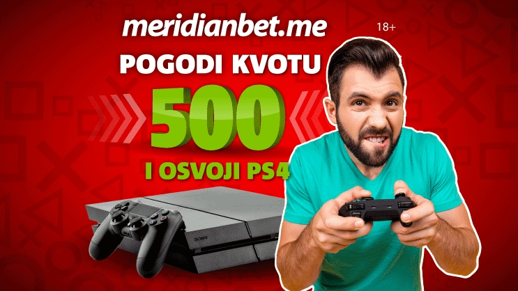 U Meridianu sa kvotom 500 zaigraj za PS4