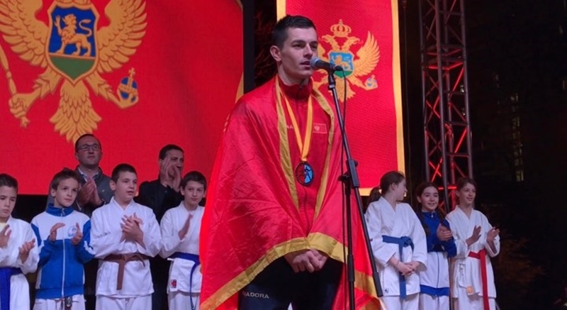 Malović: Nijesam samo ja na krovu Evrope, nego i cijeli Nikšić, medalju posvećujem mom gradu