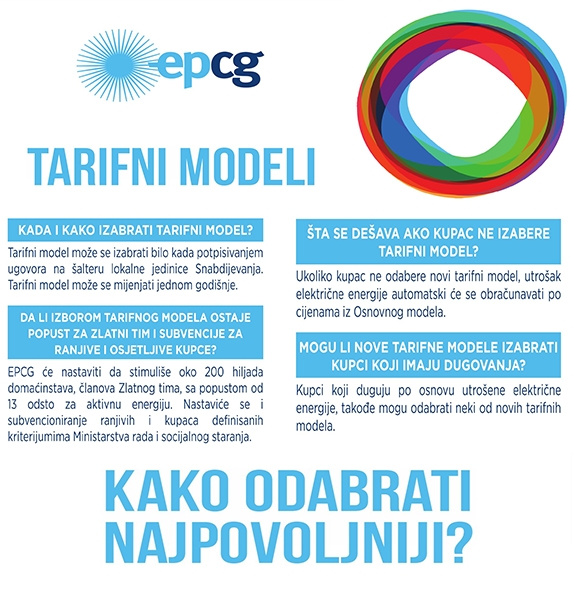 Građani od danas biraju tarifne modele