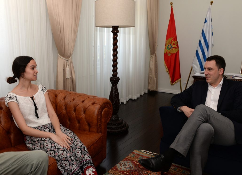 Vuković ugostio pijanistkinju Saru Jovović: Naša misija je da oživimo kreativne potencijale grada