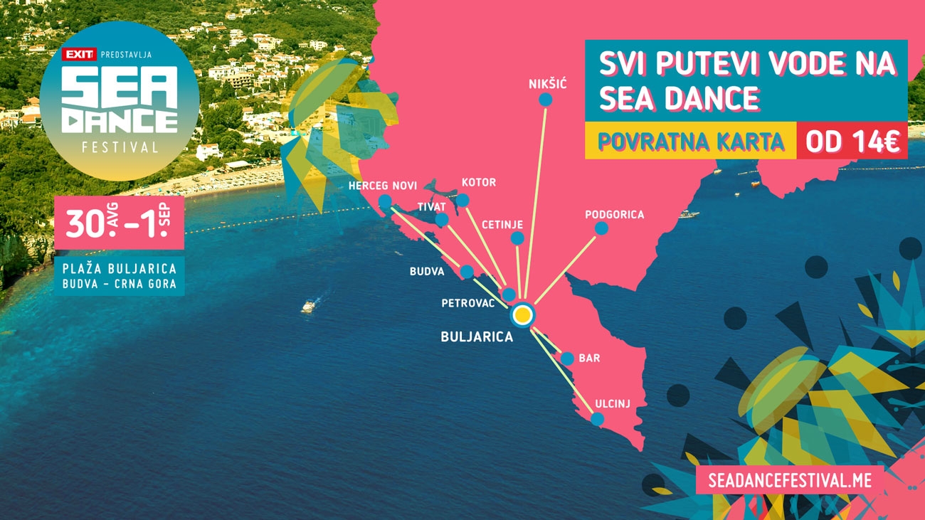 Na Sea Dance organizovanim prevozom