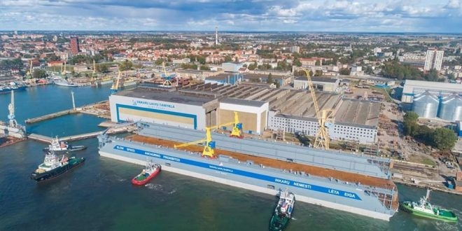 Najveći dok iz Brodogradilišta Bijela – nama nije valjao, zasijao u Litvaniji