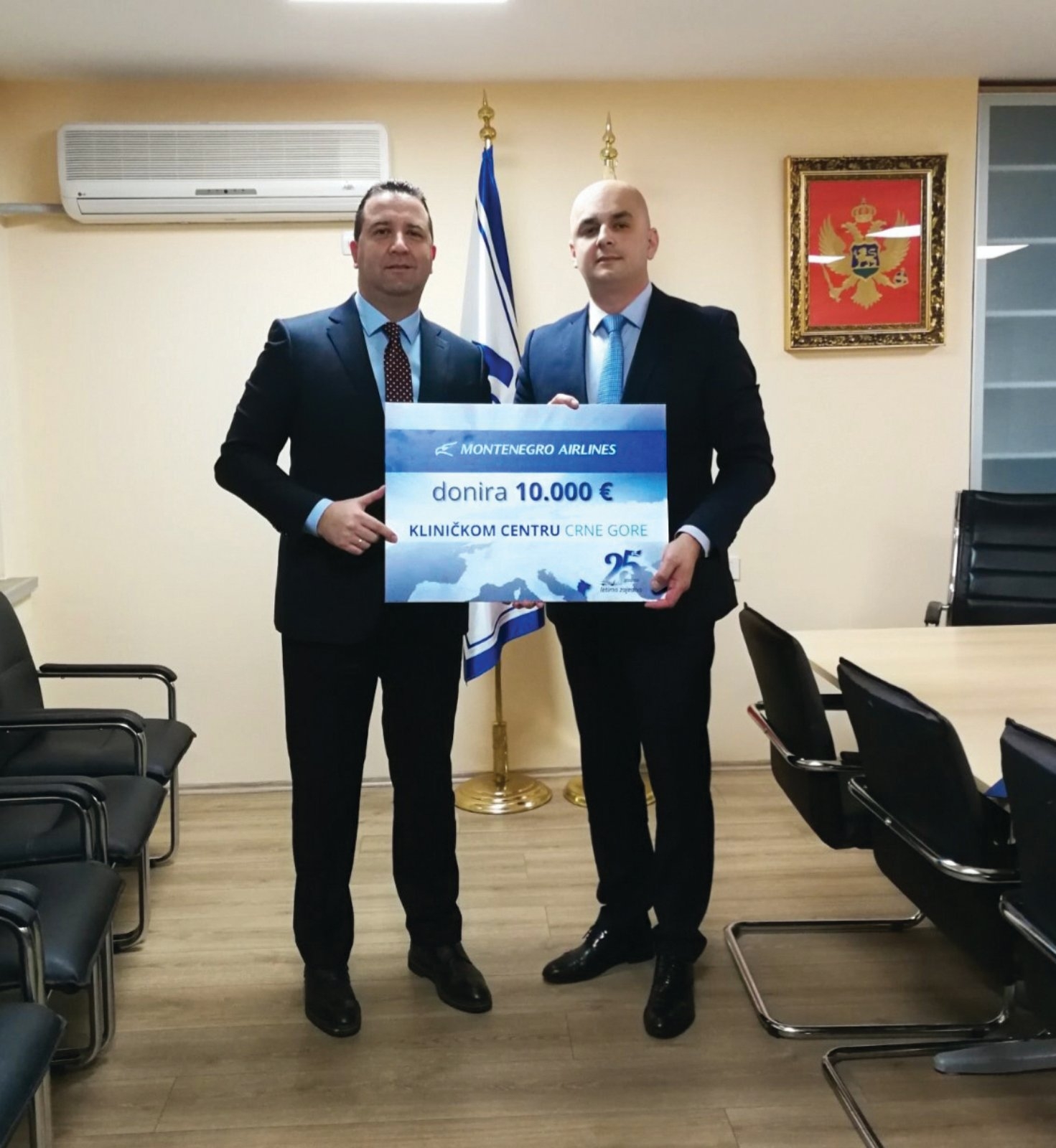 Montenegro Airlines donirao KCCG opremu vrijednu 10.000 eura