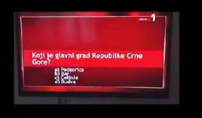 (VIDEO) Voditelji kviza u Srbiji ne znaju koji je glavni grad Crne Gore!
