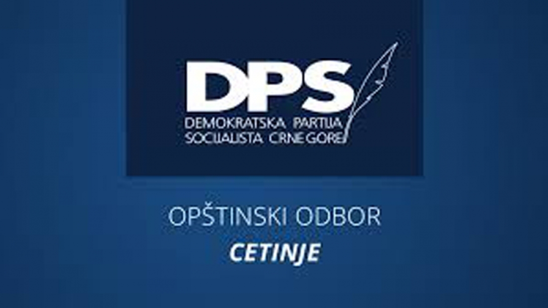 DPS Cetinje: Mandić bi Prijestonicu pretvorio u nebitno selo, ali nije nit će biti u mogućnosti to da uradi