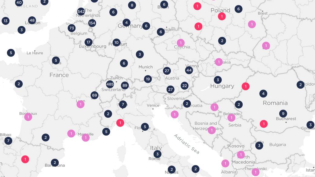 Mapa širenja 5G mreže &#8211; bez Crne Gore