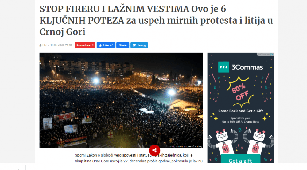 Šest poteza za svrgavanje Đukanovića