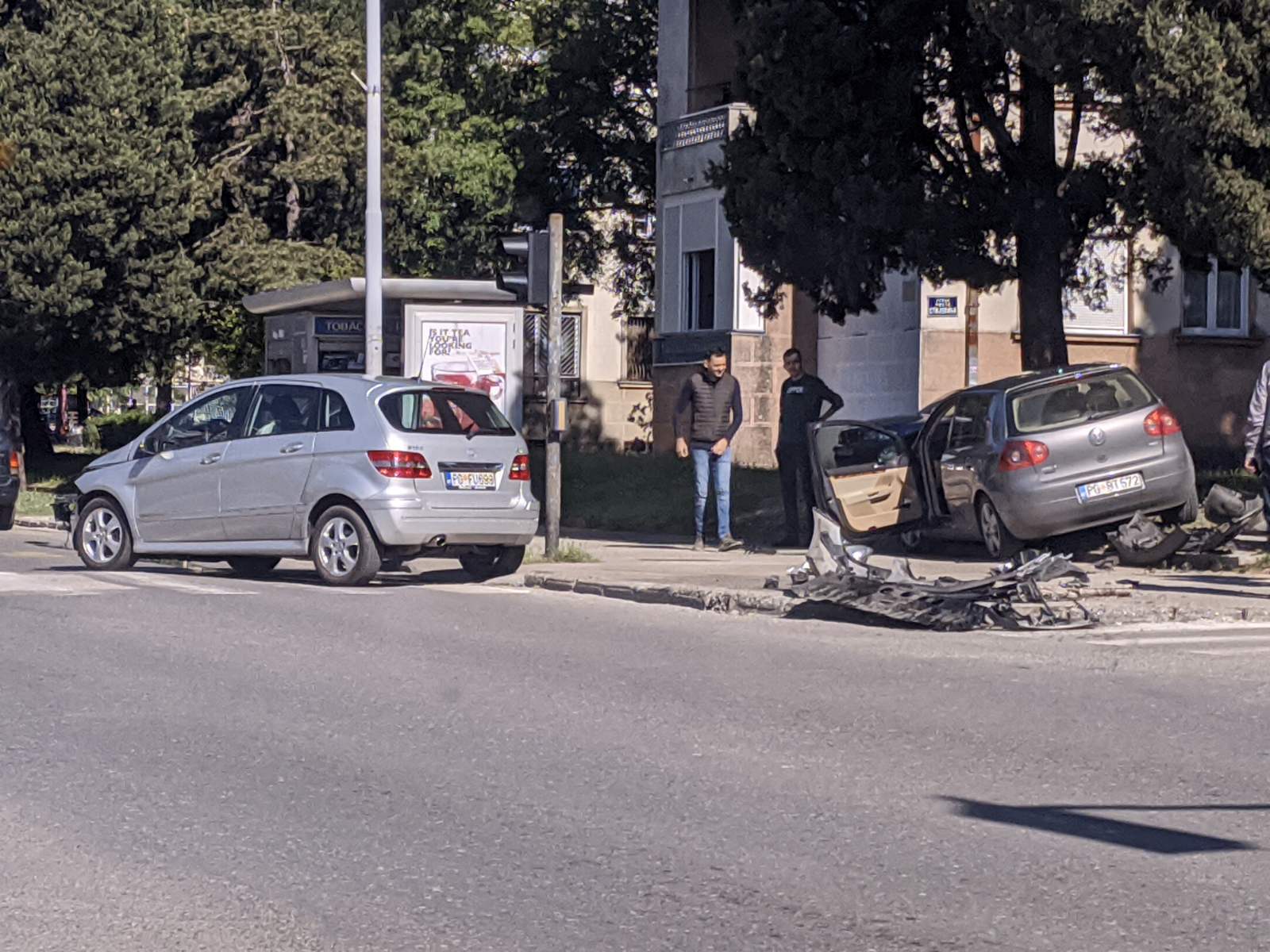 Udes u Podgorici: Dvije osobe povrijeđene