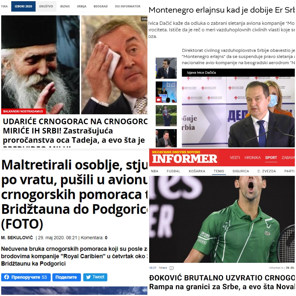 Šta je najveća laž, spin ili falsifikat srpskih medija: Od zabrane slijetanja avionima Air Serbia do Tadejevog proročanstva