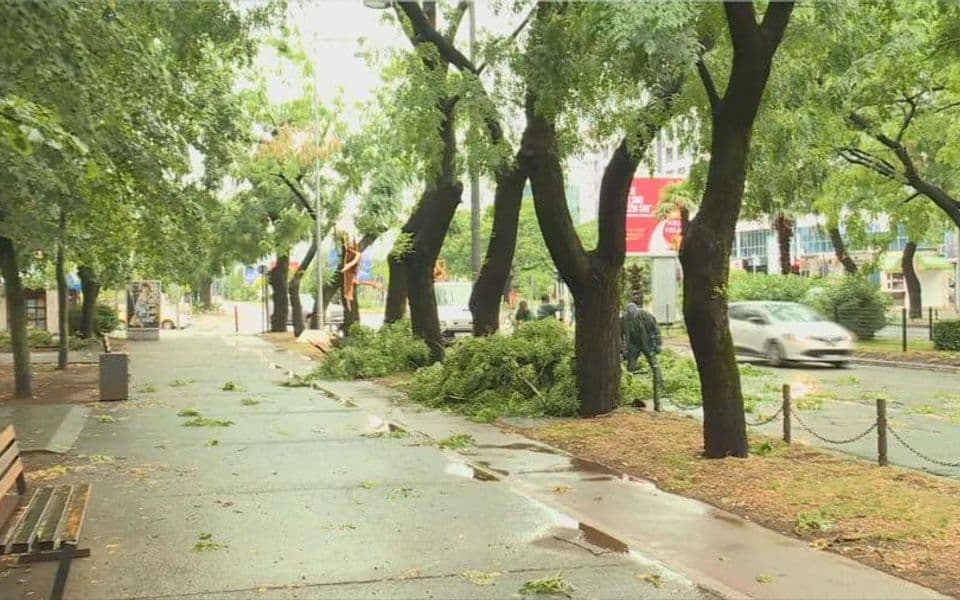 Sjutra kiša,  pljuskovi i grmljavina