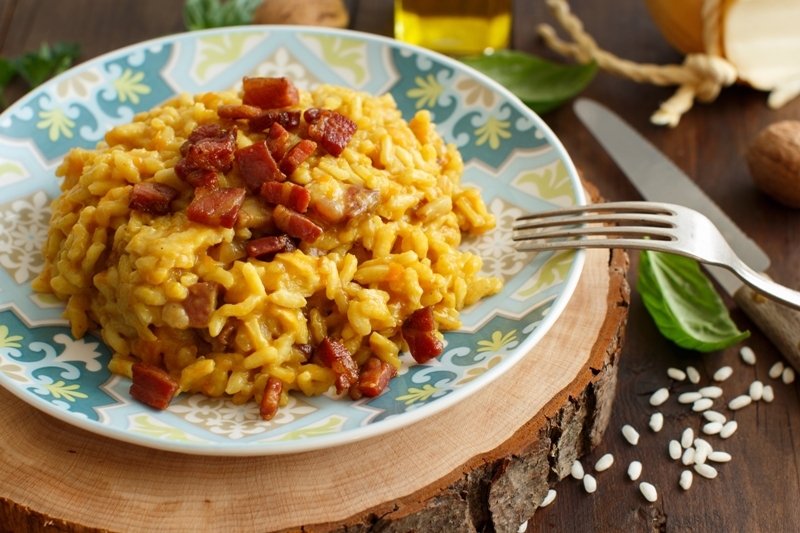 Rižoto sa tikvicama i slaninom (RECEPT)