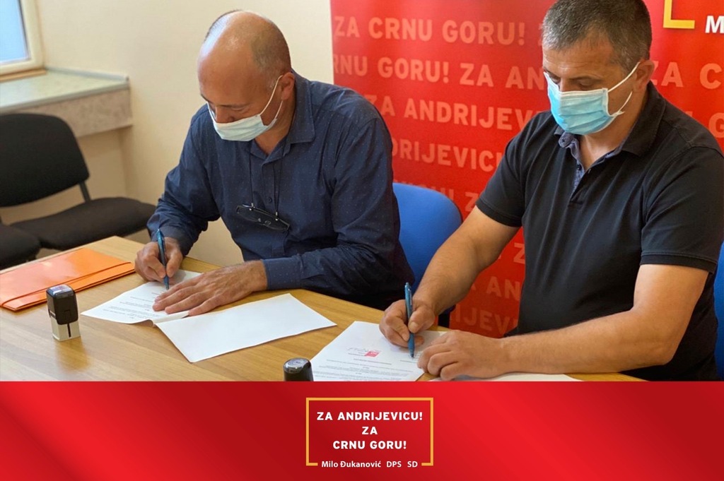 Predaja odborničke liste “Za Andrijevicu! Mašović nosilac liste DPS-a