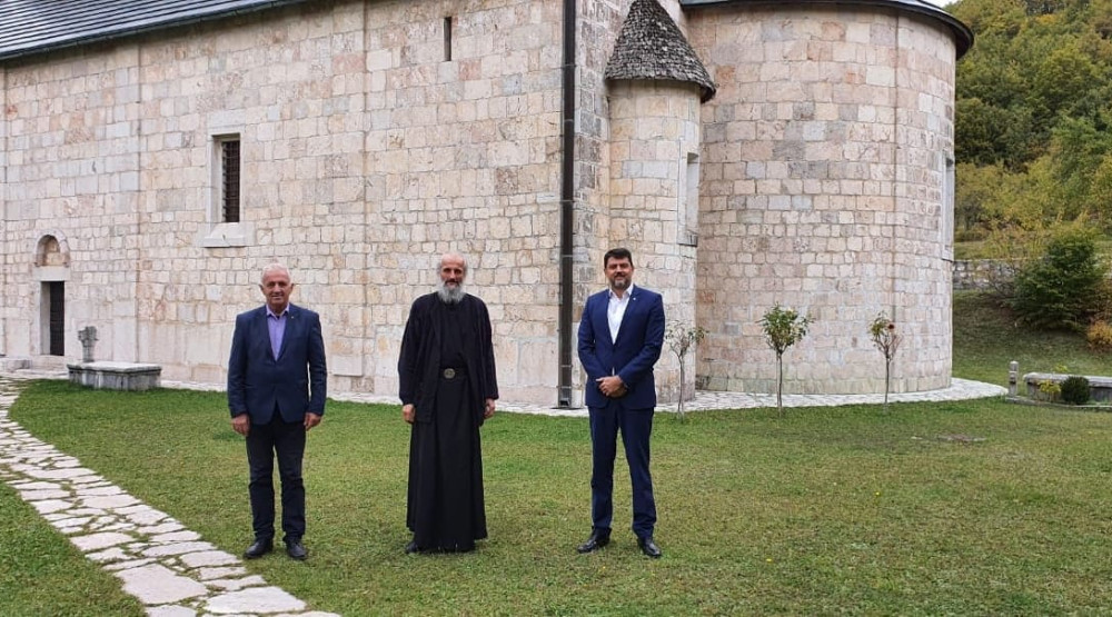 Božović u Plužinama: Dogovorena izrada Monografije manastira Piva