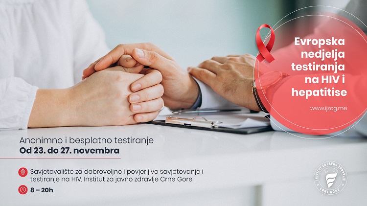 Besplatno testiranje na HIV i hepatitise
