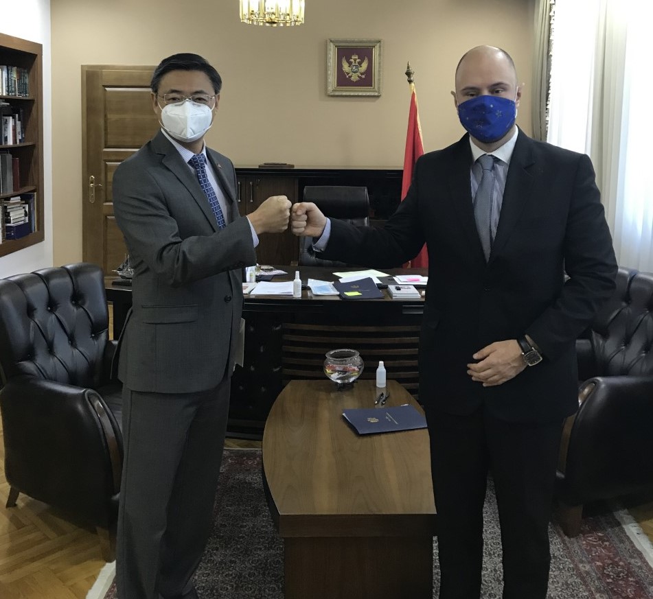 Radulović &#8211; Đin: Bilateralne odnose unaprijediti kroz ekonomsku i kulturnu saradnju