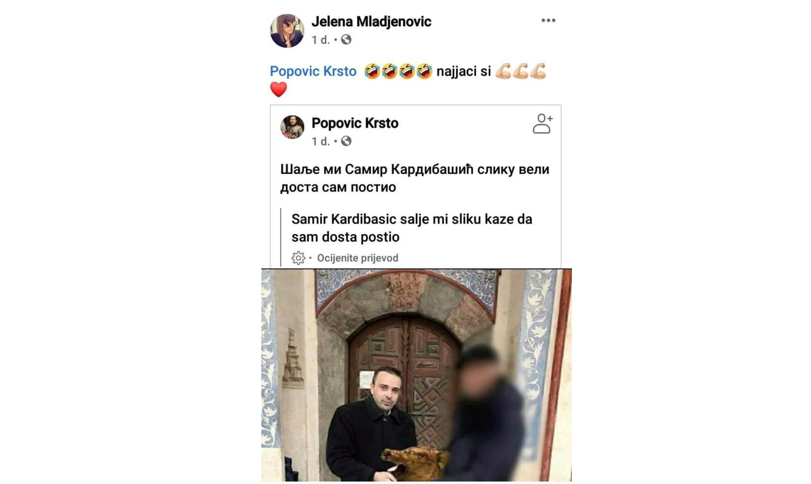 &#8220;OSVJEŽILO&#8221; NA FB: Besramna fotomontaža podržavaoca nove vlasti &#8211; Kadribašić sa glavom praseta