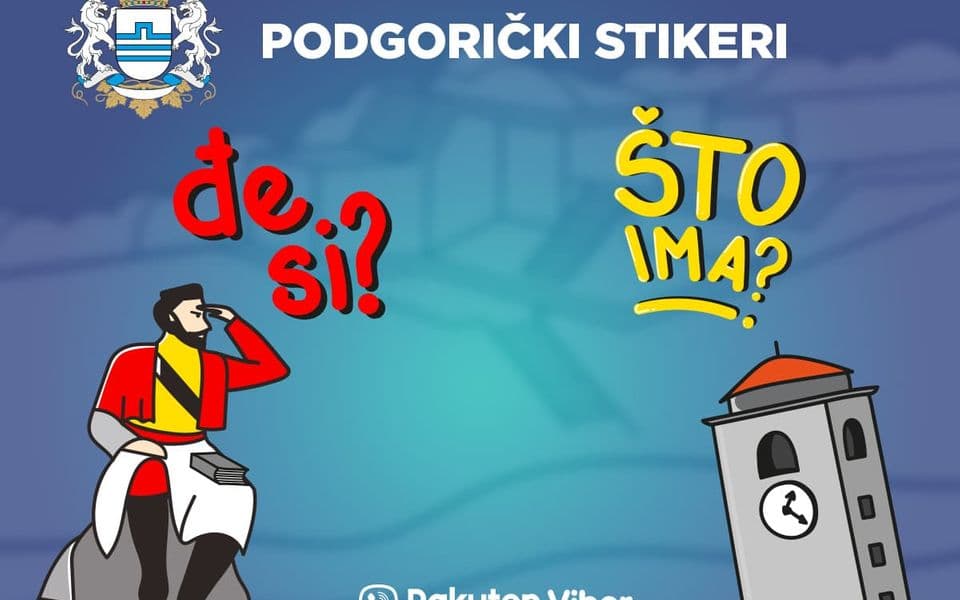 Podgoričke stikere preuzelo više od 20.000 Viber korisnika