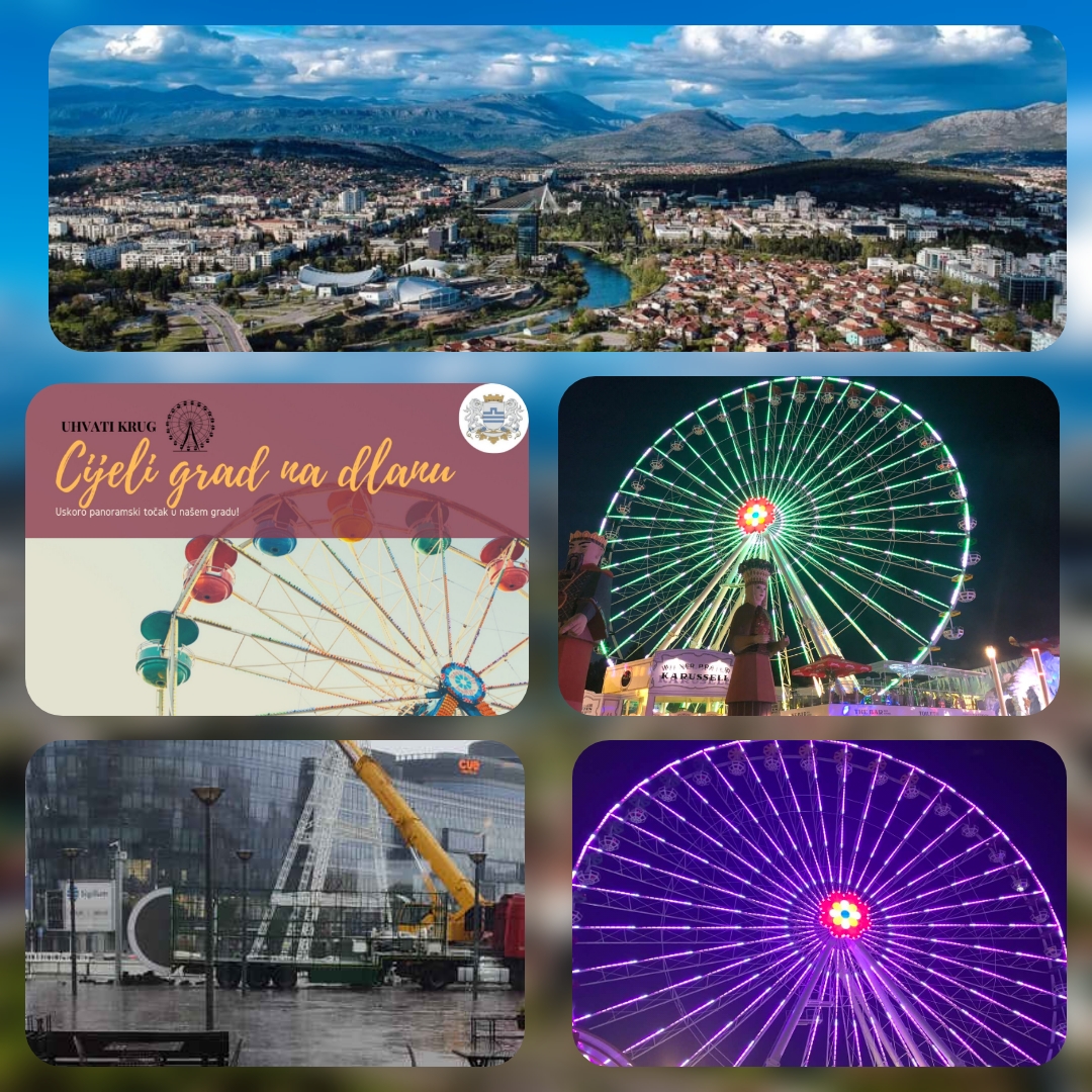 Uskoro panoramski točak i u Podgorici, najveći u ovom dijelu Evrope