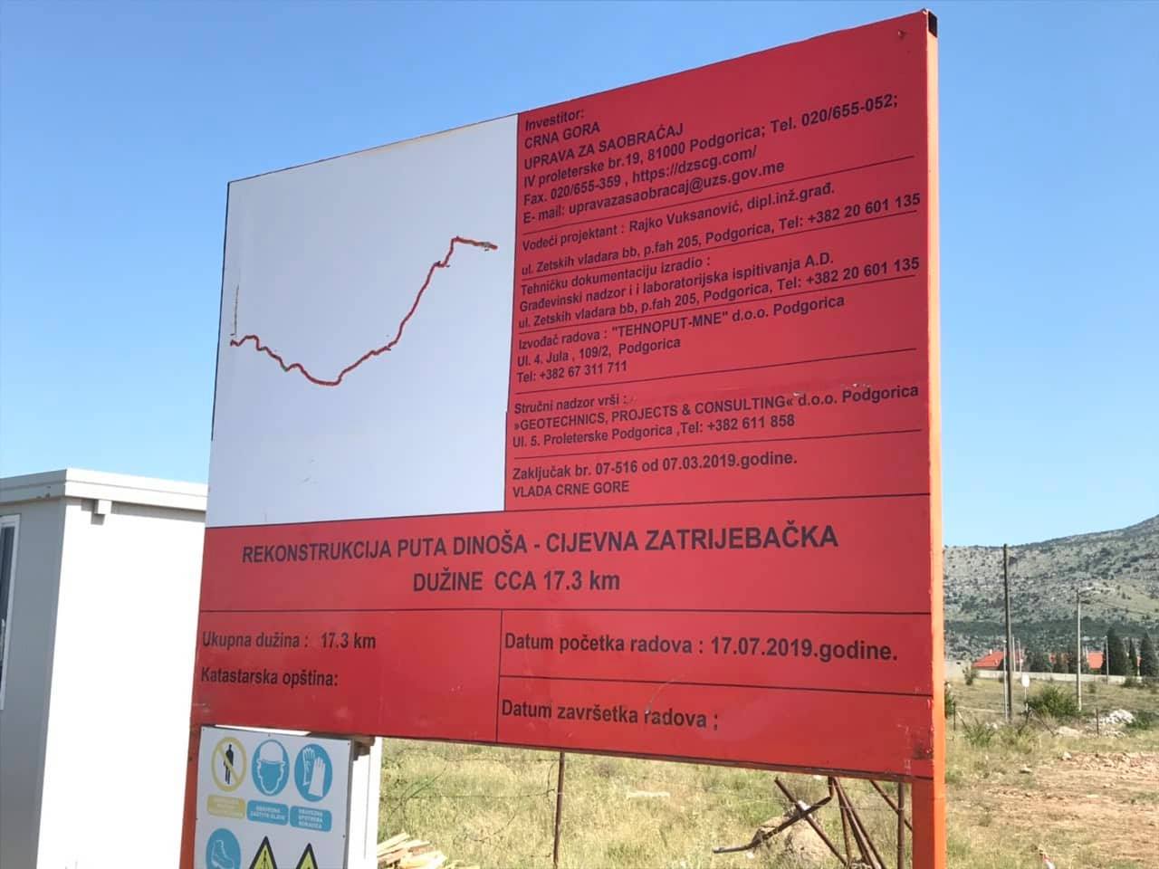 Put do granice sa Albanijom biće završen do kraja marta