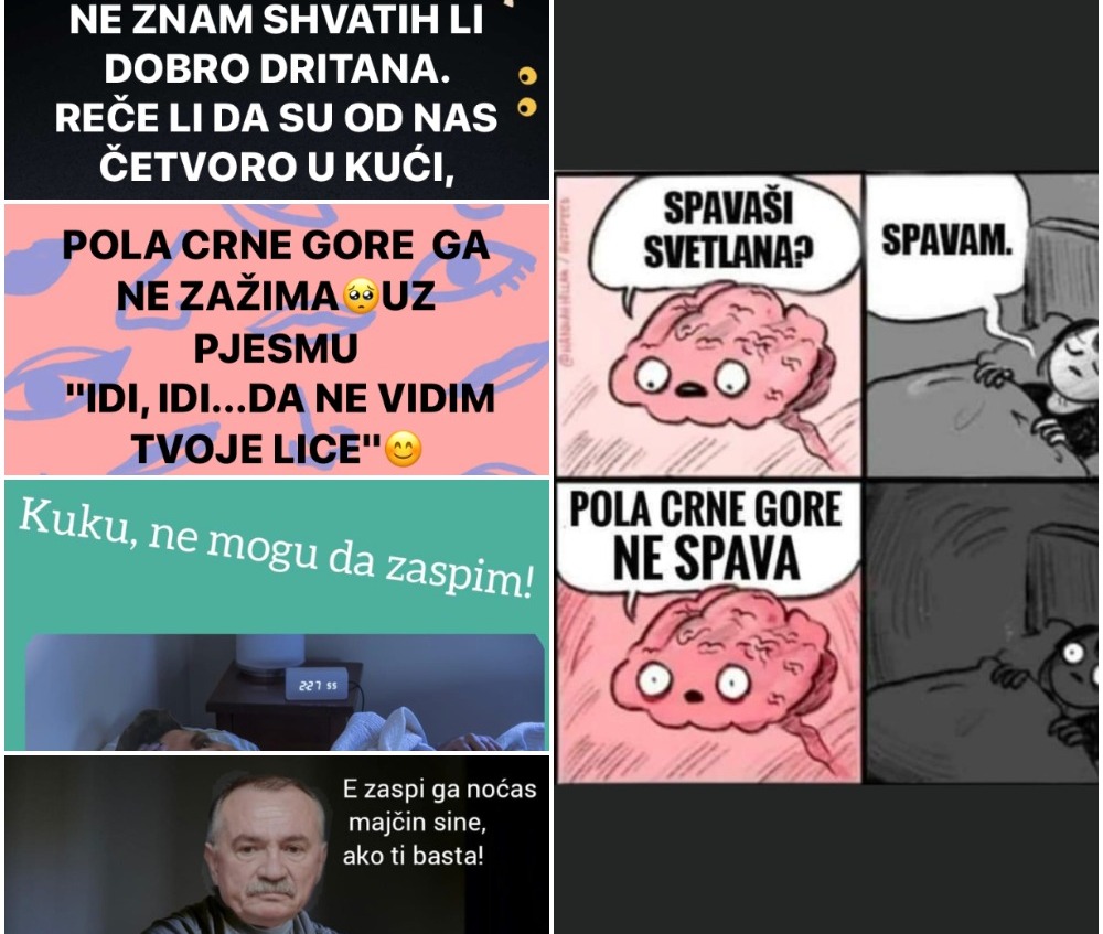 FB DRAMA Abazović inspiracija za nesanicu: “Spavaš li Svetlana – pola CG ne spava”
