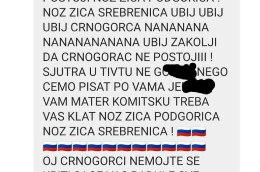 Šta radi MUP? Delije Tivat poslali jezive poruke, prijećeno klanjem i ubijanjem, pominju se nož i &#8230;