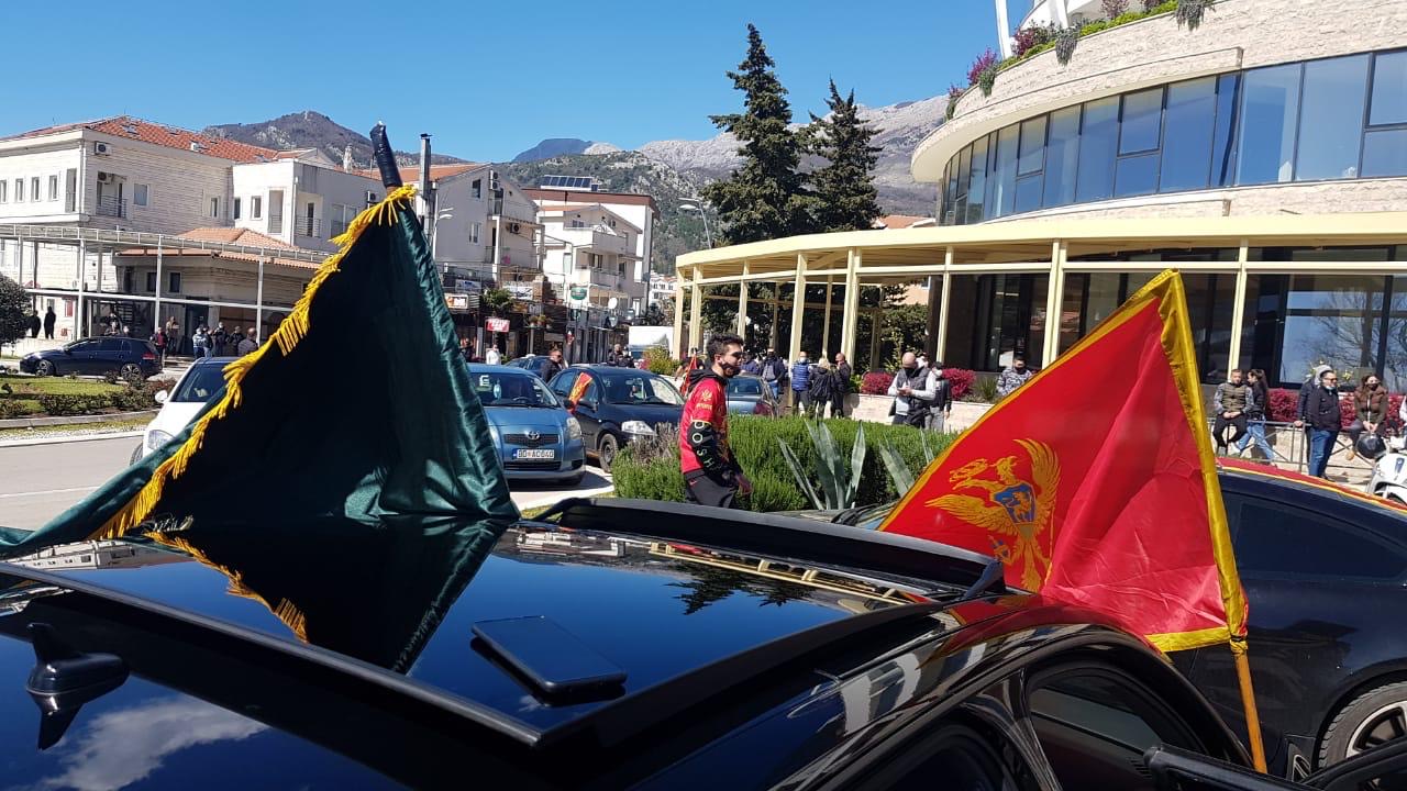 BLOKIRAN KRUŽNI TOK U BUDVI (FOTO/VIDEO)