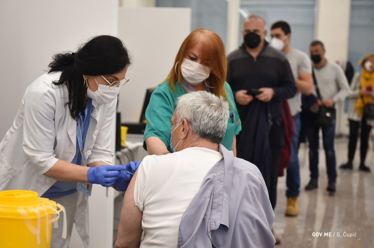 U Kotoru vakcinisano preko šest hiljada građana
