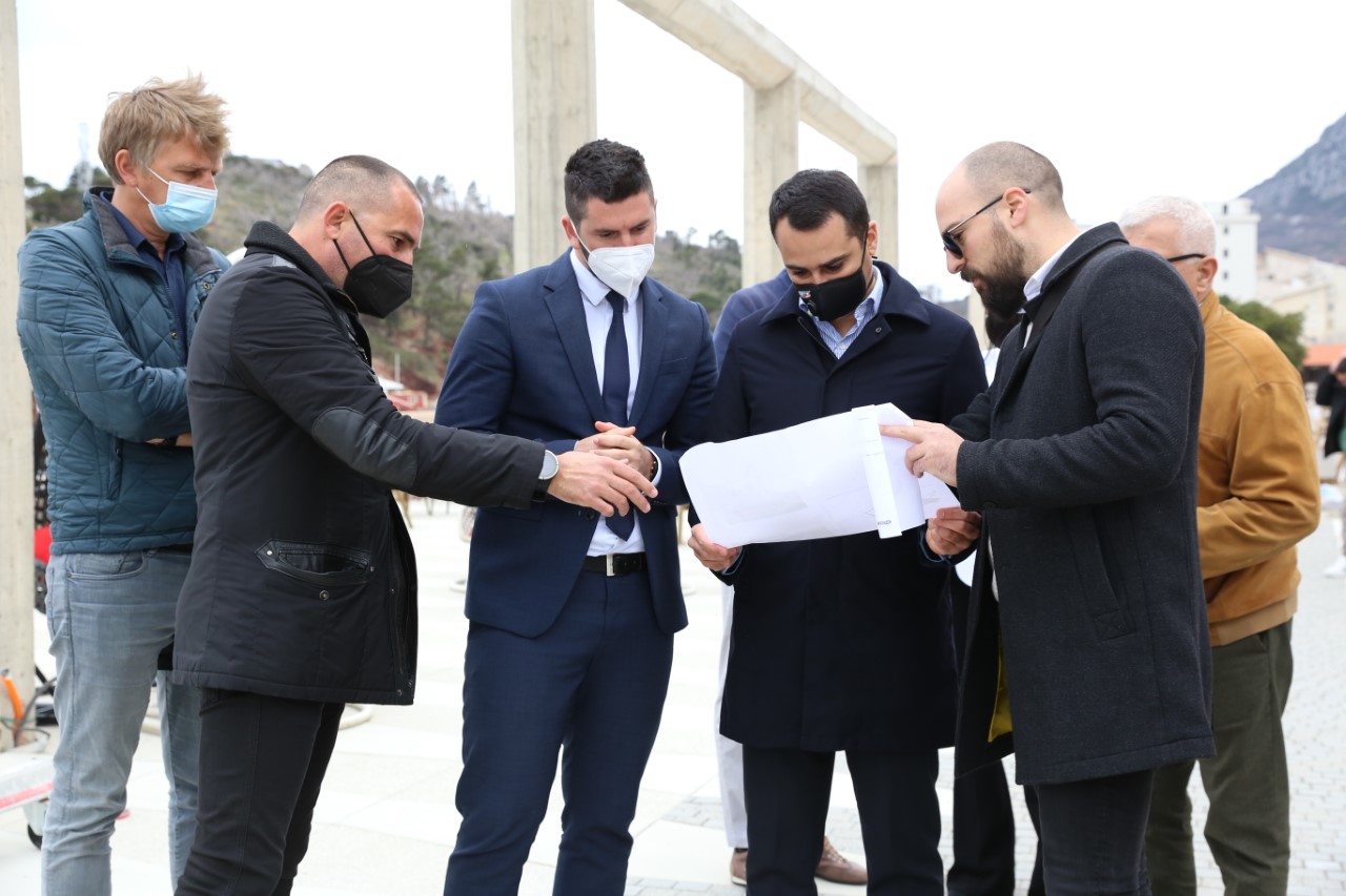 Nastavak druge faze izgradnje šetališta i trga u Sutomoru nakon turističke sezone