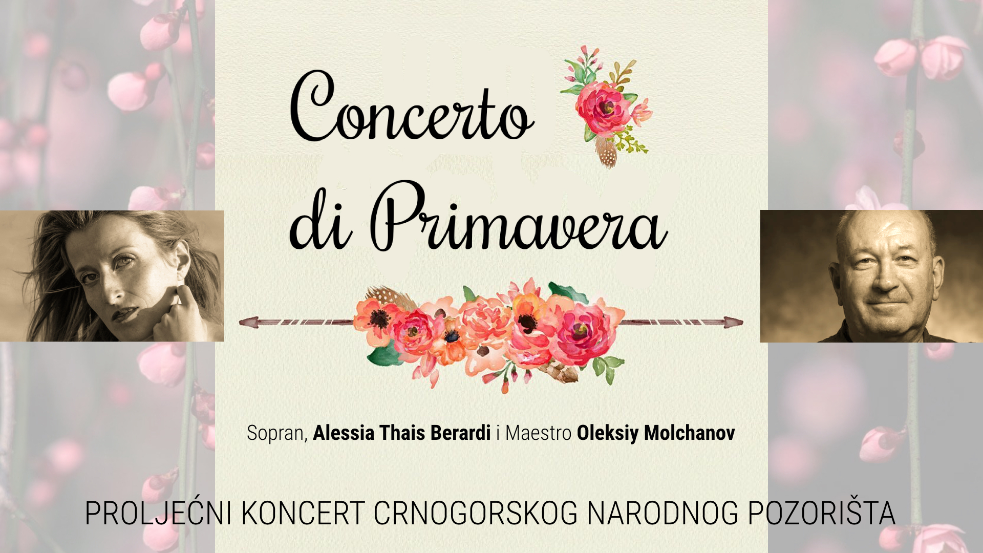 Proljećni koncert Crnogorskog narodnog pozorišta 12. i 14. maja