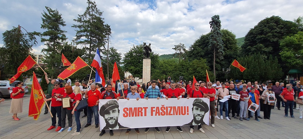 Protest u Bijelom Polju: Odbranićemo tekovine antifašističke borbe