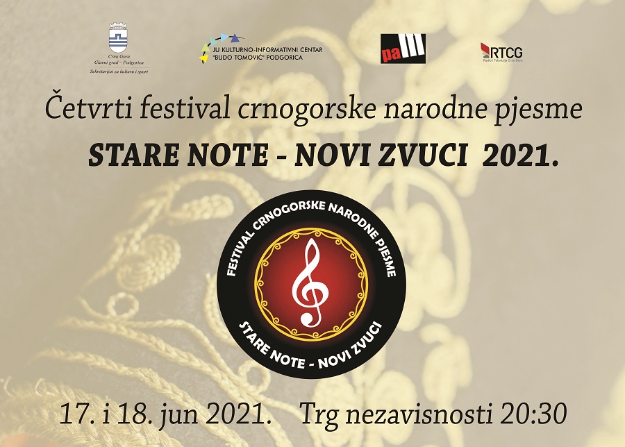 Četvrti festival crnogorske narodne pjesme „Stare note – novi zvuci“
