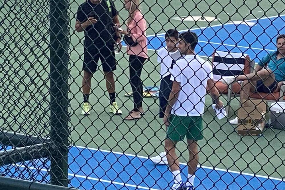 Đoković trenirao u Herceg Novom