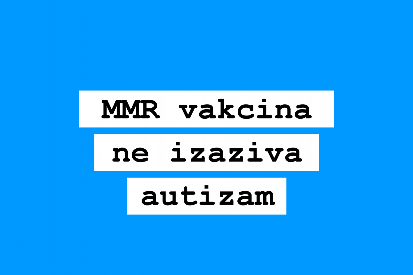 Istraživanje: Skoro trećina građana Crne Gore vjeruje da vakcine izazivaju autizam