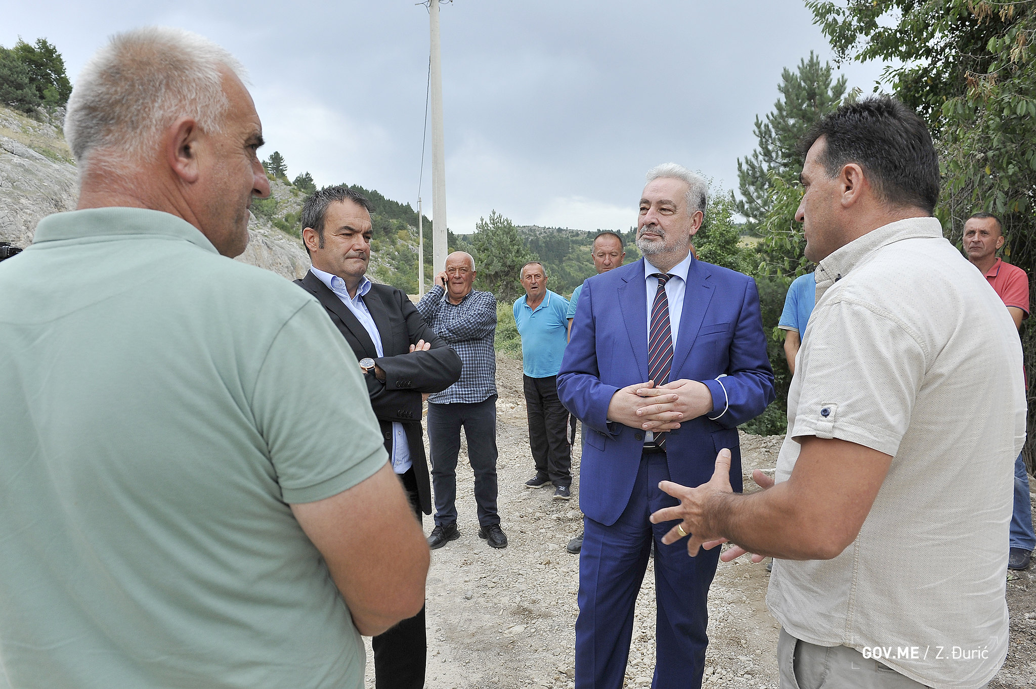Krivokapić obišao radove na rekonstrukciji magistralnog puta Pljevlja-Mihajlovica i granični prelaz Ranče
