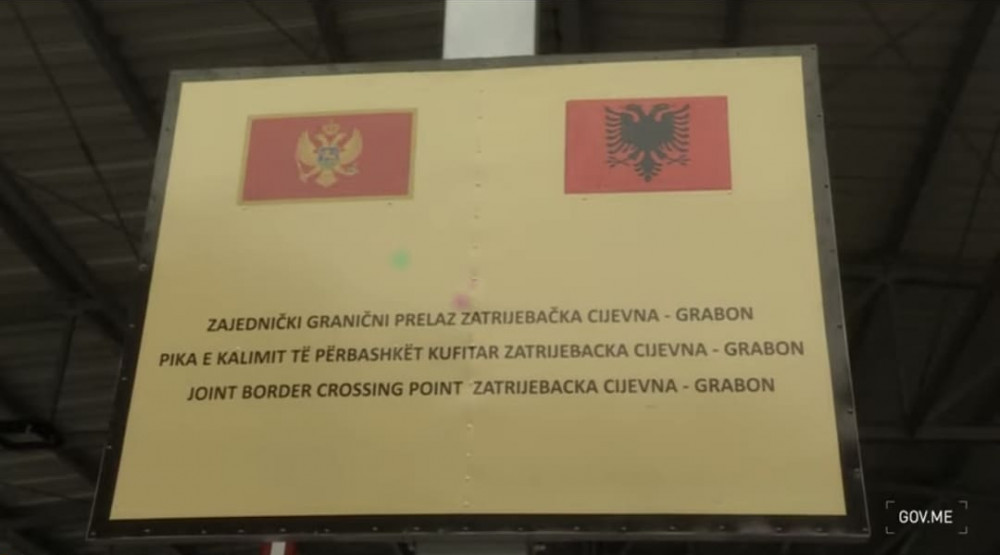 FOTO: Svečano otvaranje graničnog prelaza sa Albanijom u sjeni nepismene table