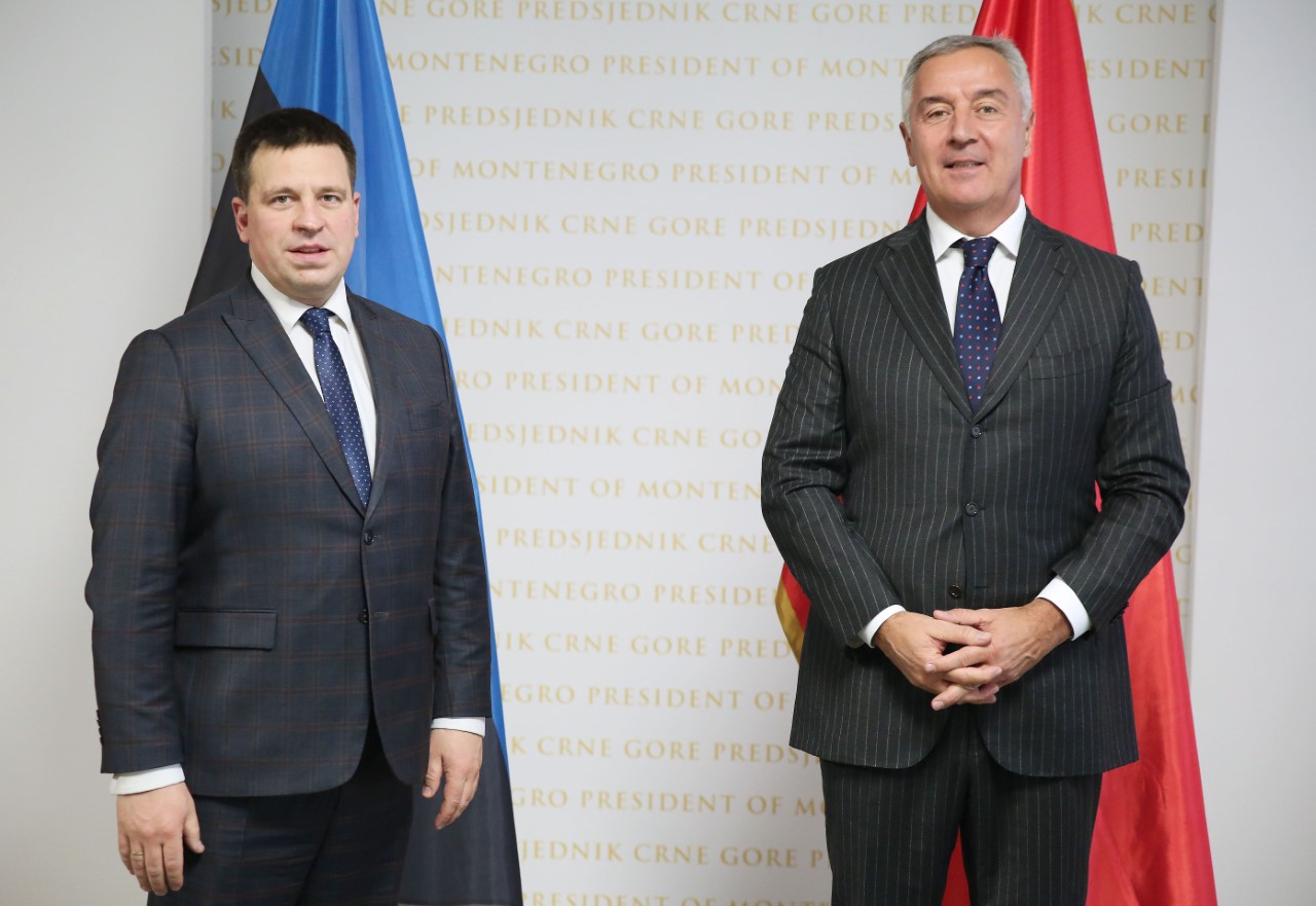 Đukanović sa Ratasom: Crna Gora nije pokolebana sa strateškog pravca kretanja