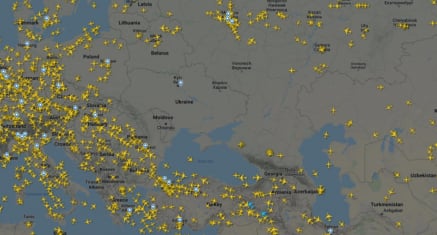 Zatvoren vazdušni prostor iznad Ukrajine