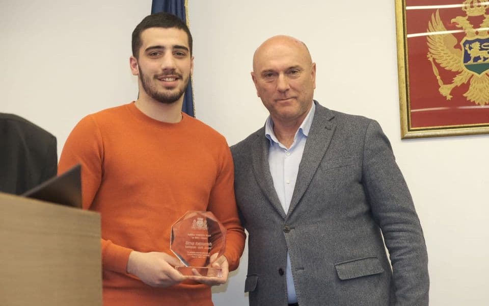 Petar Liješević najbolji sportista Budve