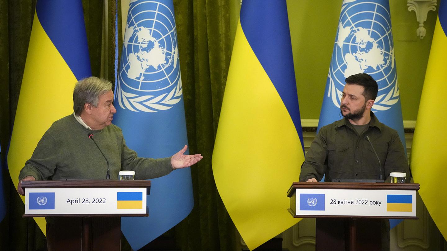 Gutereš sa Zelenskim: SB UN podbacio u Ukrajini, Mariupolj – kriza unutar krize