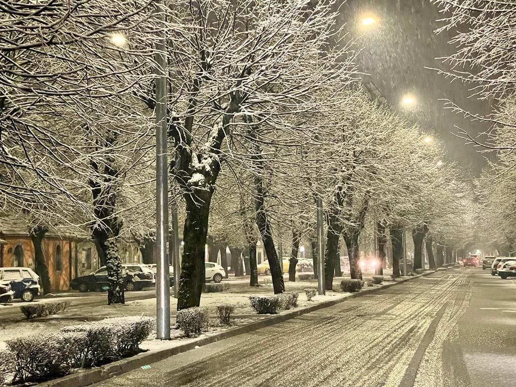 Aprilski snijeg na Cetinju