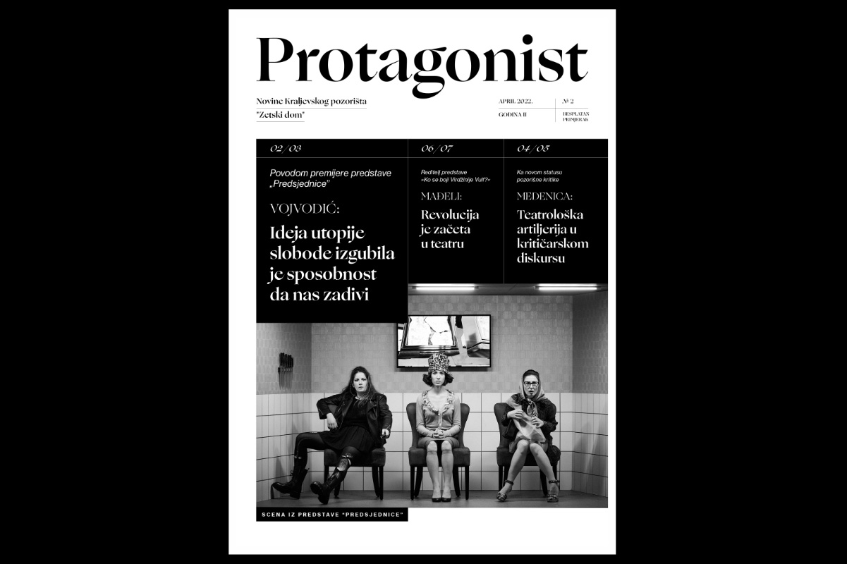 ZETSKI DOM: Objavljen drugi broj pozorišnih novina &#8220;Protagonist&#8221;