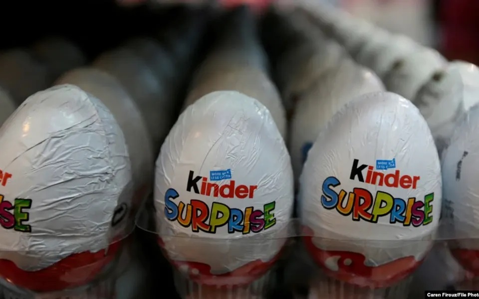 Kinder povlači 3.000 tona proizvoda zbog salmonele