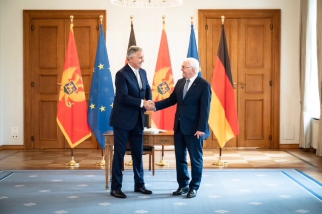 Đukanović: Očekivano puna podrška Štajnmajera i Njemačke Crnoj Gori i ZB u EU!